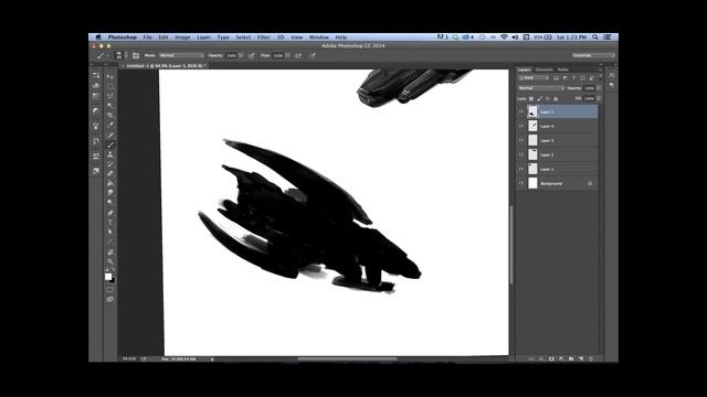 How to Draw Alien Ships by Sketching Quick Thumbnails In Photoshop смотреть онлайн