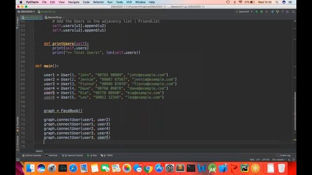 Graph Data Structure in Python | UnDirected and Directed | Use Case Facebook and Instagram смотреть онлайн