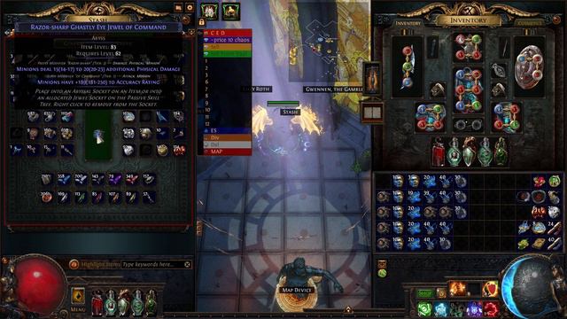 Arakaali's Fang Necromancer, Min Maxing the Build Part 1 [POE Sanctum 3.20] смотреть онлайн