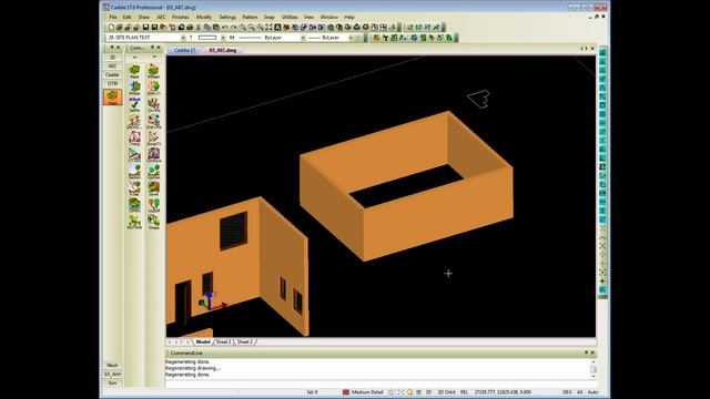 Proxy Graphics Settings in Caddie AEC Architecture .dwg software смотреть онлайн