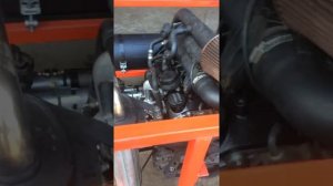 Дизельный двигатель 100% на пропане!