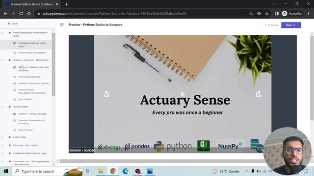 Enroll in our Python and SQL Course designed for Actuaries смотреть онлайн