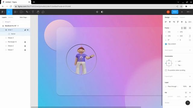 Glassmorphism Effect Figma | Glassmorphism Portfolio Design | Web Deisgn figma | Figma смотреть онлайн