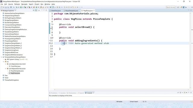 How to Implement Template Method Design Pattern in Java ? || Design Pattern interview question смотреть онлайн