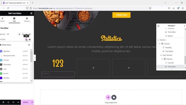Design a restaurant website Using Elementor Wordpress Part 3 | Fahad Web Lab смотреть онлайн