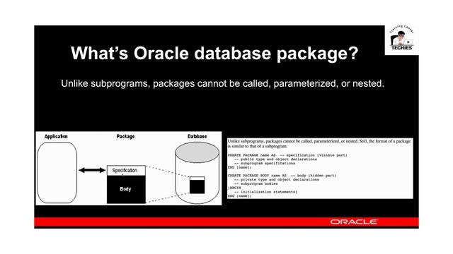 Oracle database Package смотреть онлайн