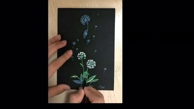 Скретч открытка "Flowers" смотреть онлайн