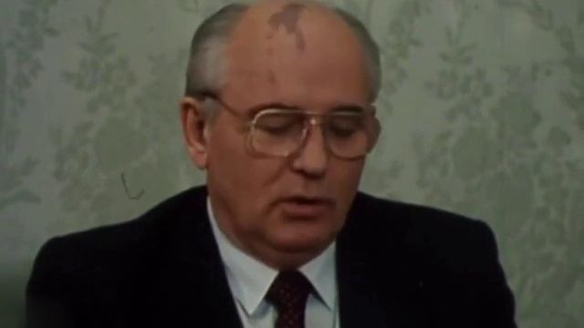 С Новым годом граждан США поздравляет М.С.Горбачев (1990). смотреть онлайн