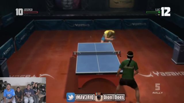 CAN HE SHOCK THE WORLD??? - Family Beatdown I Table Tennis Xbox360 Gameplay смотреть онлайн
