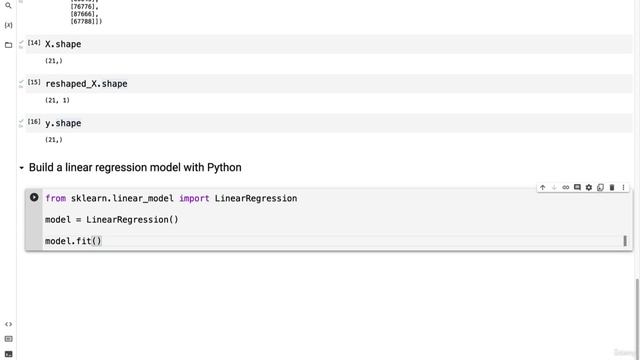8 03 Build A Linear Regression Model With Python смотреть онлайн