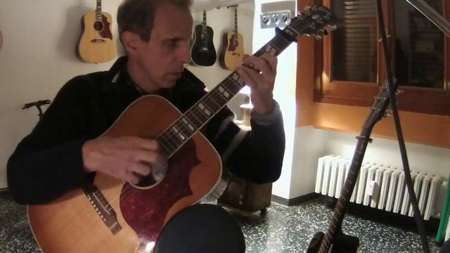 J.S.Bach - Prelude, BWV 998 - Aldo Navazio - Gibson Hummingbird смотреть онлайн