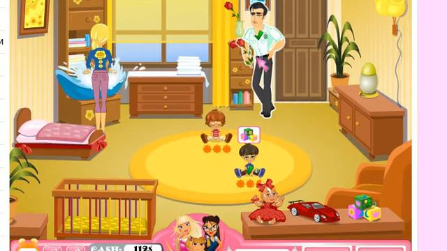 Играть в игру — уход за детьми часть 2