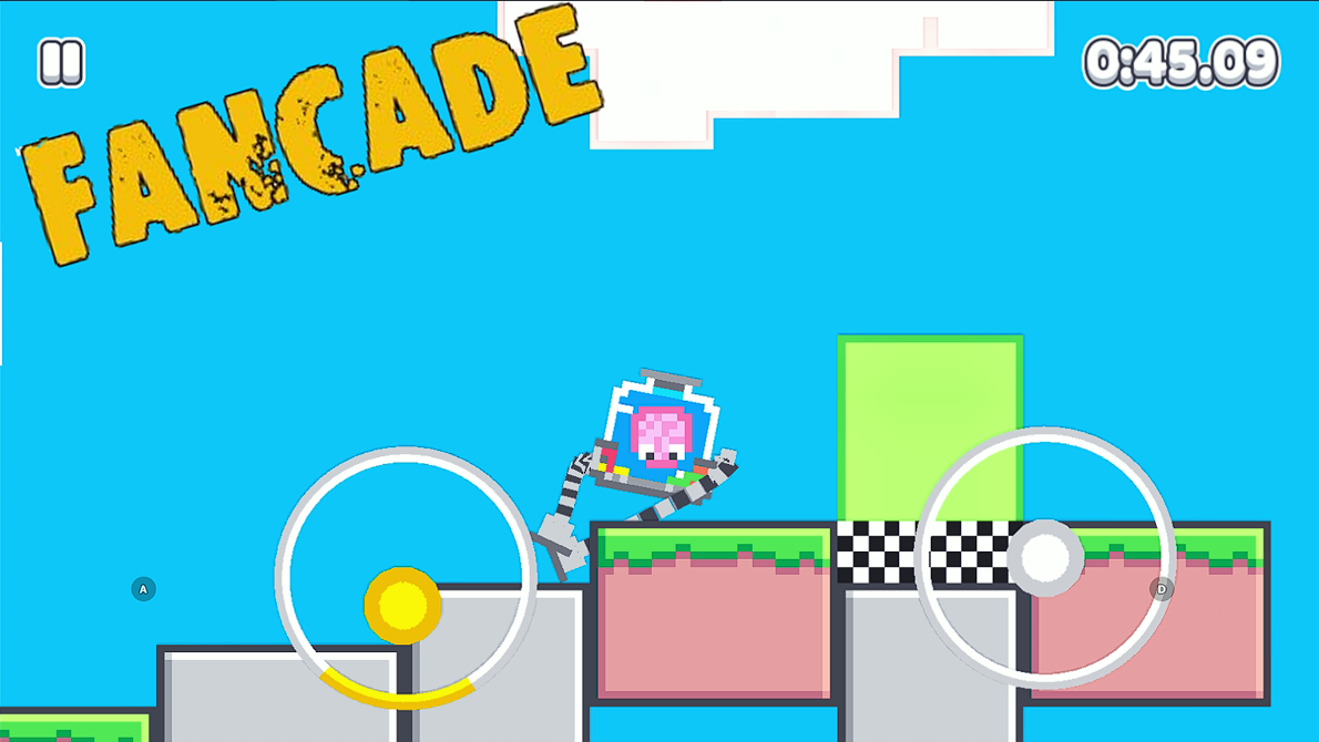 Сумашедший попрыгунчик в Fancade смотреть онлайн