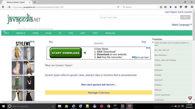 What are Generic Types?
- javapedia.net смотреть онлайн