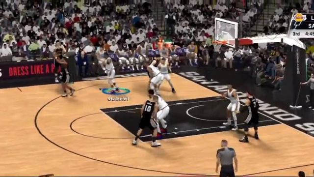 nba 2k20 mobile (updated roster) lakers vs. spurs смотреть онлайн
