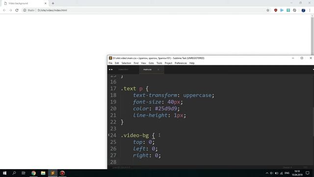 КАК СДЕЛАТЬ ВИДЕО ФОНОМ САЙТА HTML+CSS | ВИДЕОФОН ДЛЯ САЙТА смотреть онлайн