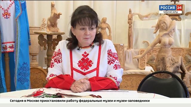 В Чувашии 26 мастериц вышивки представят 6-метровое головное покрывало "Сурпан" смотреть онлайн