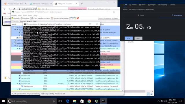 Deleting system32 Windows 10 Speedrun (2.17 mins world record) смотреть онлайн