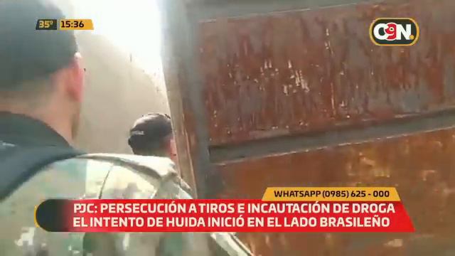 Pedro Juan Caballero: Persecución a tiros e incautación de droga смотреть онлайн