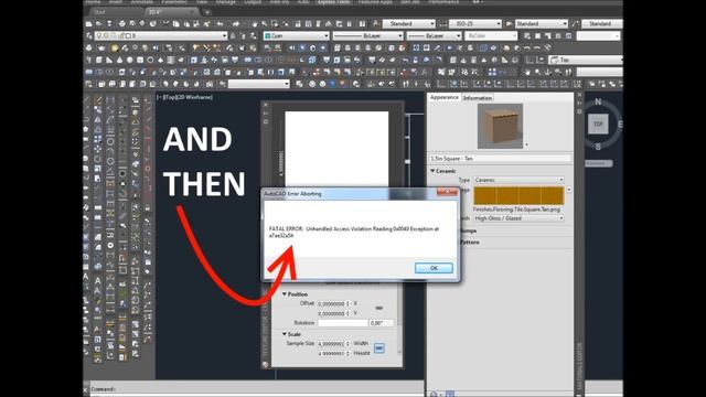 AUTOCAD 2016 FATAL ERROR SOLUTION смотреть онлайн