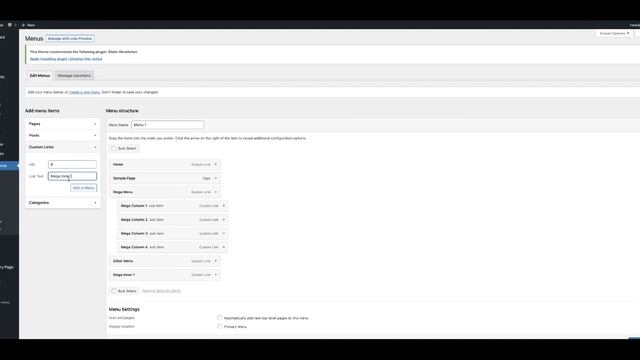 How to Add Mega Menu Items To Crust WordPress Theme смотреть онлайн