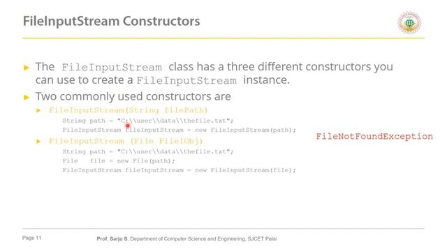 CS206 l OODP Module 4 - Part 2 l Java Stream Classes l KTU l S4 l 2020 смотреть онлайн