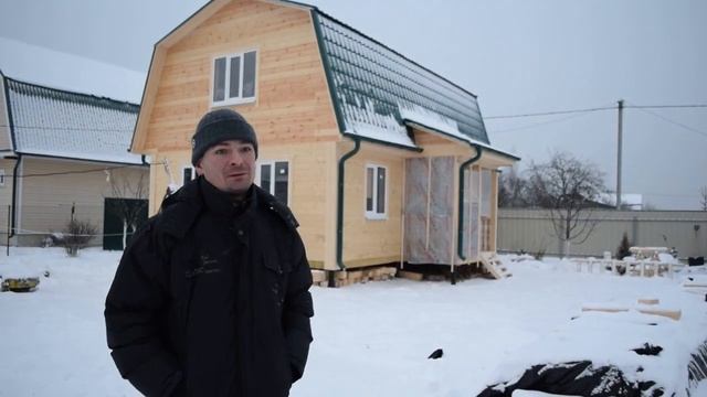 Отзыв о доме из бруса по типовому проекту 
