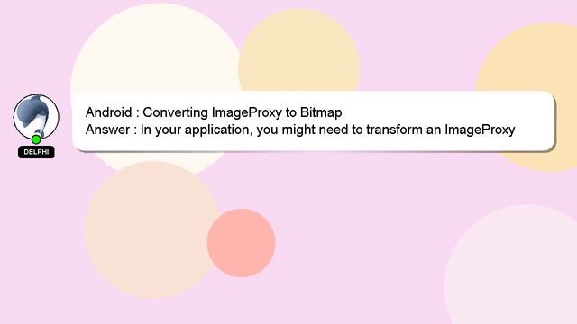 Android : Converting ImageProxy to Bitmap смотреть онлайн