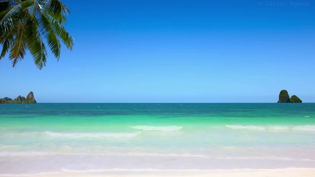 Pan Flute, Piano, Drums... Meditation Music - Relax Beach Background смотреть онлайн