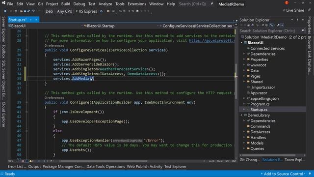 Intro to MediatR - Implementing CQRS and Mediator Patterns смотреть онлайн