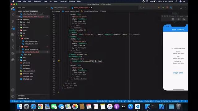 FLUTTER 41 HTTP Request Post Method (Tutorial Flutter Bahasa Indonesia) смотреть онлайн
