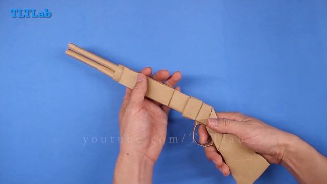 04 Origami PAPER GUN you can make at home смотреть онлайн