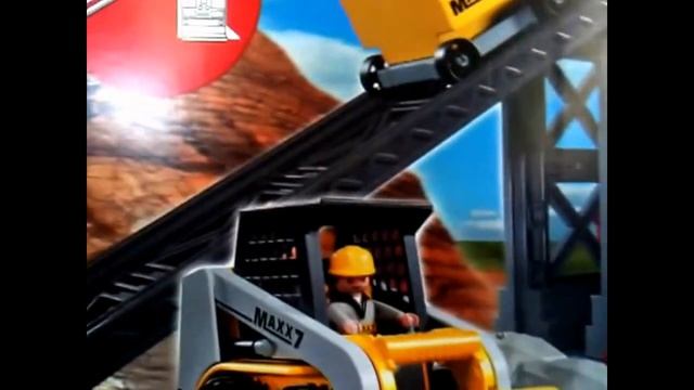 PLAYMOBIL CONSTRUCTION Conveyor Belt with Mini Excavator смотреть онлайн
