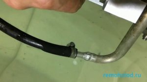ФОЛЬКСВАГЕН МУЛЬТИВЕН, трубки кондиционера меняем на шланги!