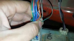 НИССАН МАРЧ к11, распиновка блока управления стеклоподъемниками.