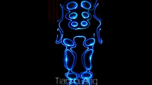 TC-062 LED tron dance costume, LED zippered jumpsuit, LED light costume смотреть онлайн