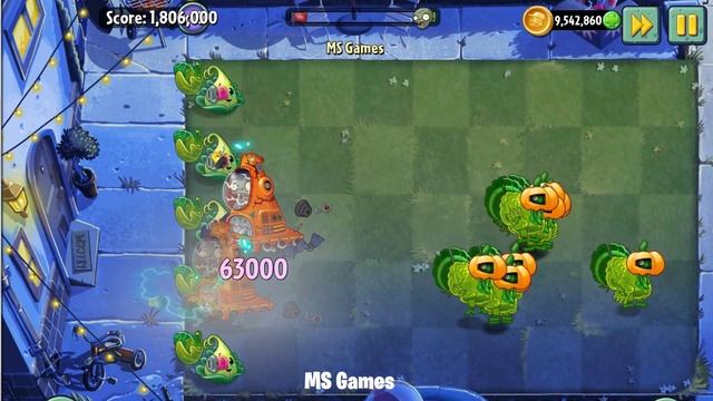 PvZ 2 All Plants Max Mastery Power Up Vs Robo Bucket Zombie смотреть онлайн