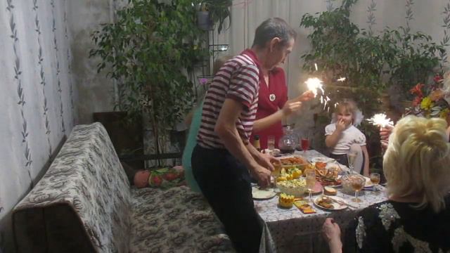 Как мы встретили новый год. Пострадали Орхидеи...Городской-Деревенский парень. смотреть онлайн