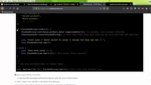 Cache Query Result Database PHP Using PhpFastCache.com смотреть онлайн