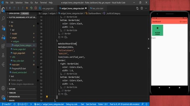 [Flutter] Dashboard Screen with HTTP Get Request | SnippetCoder | LEARN.CODE.CREATE | Video - Part- смотреть онлайн
