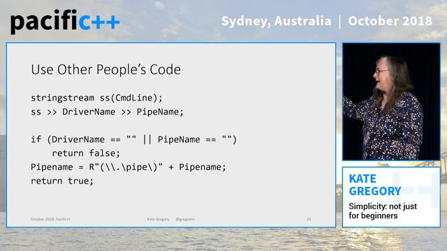 Pacific++ 2018: Kate Gregory "Simplicity: not just for beginners" смотреть онлайн