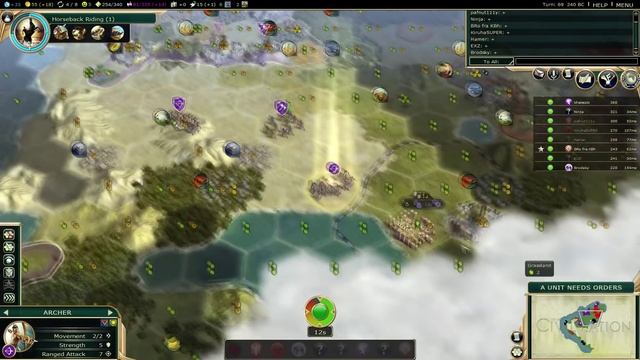 Венеция против всех! FFA на 8 человек. Серия №2: Кельтский гамбит (ходы 56-80)