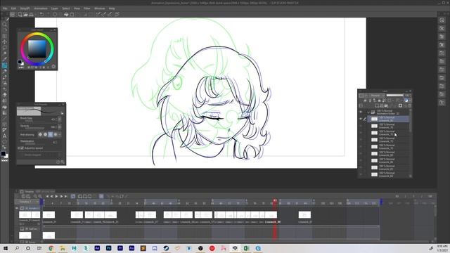 Clip Studio Paint - Duplicate Animation Cel смотреть онлайн