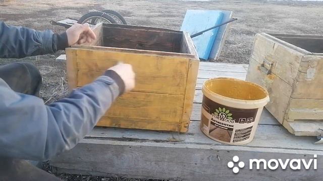 Пчеловодство. Покраска Ульев! Наш Вариант🍯😊 смотреть онлайн