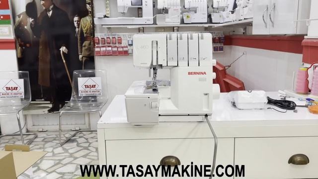 BERNINA L 460 Overlok Makinesi 4 iplik Seri En Sessiz 1500 Devir смотреть онлайн