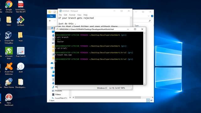Creating fork and pull request (Collaborating on others code) Part:-2 смотреть онлайн
