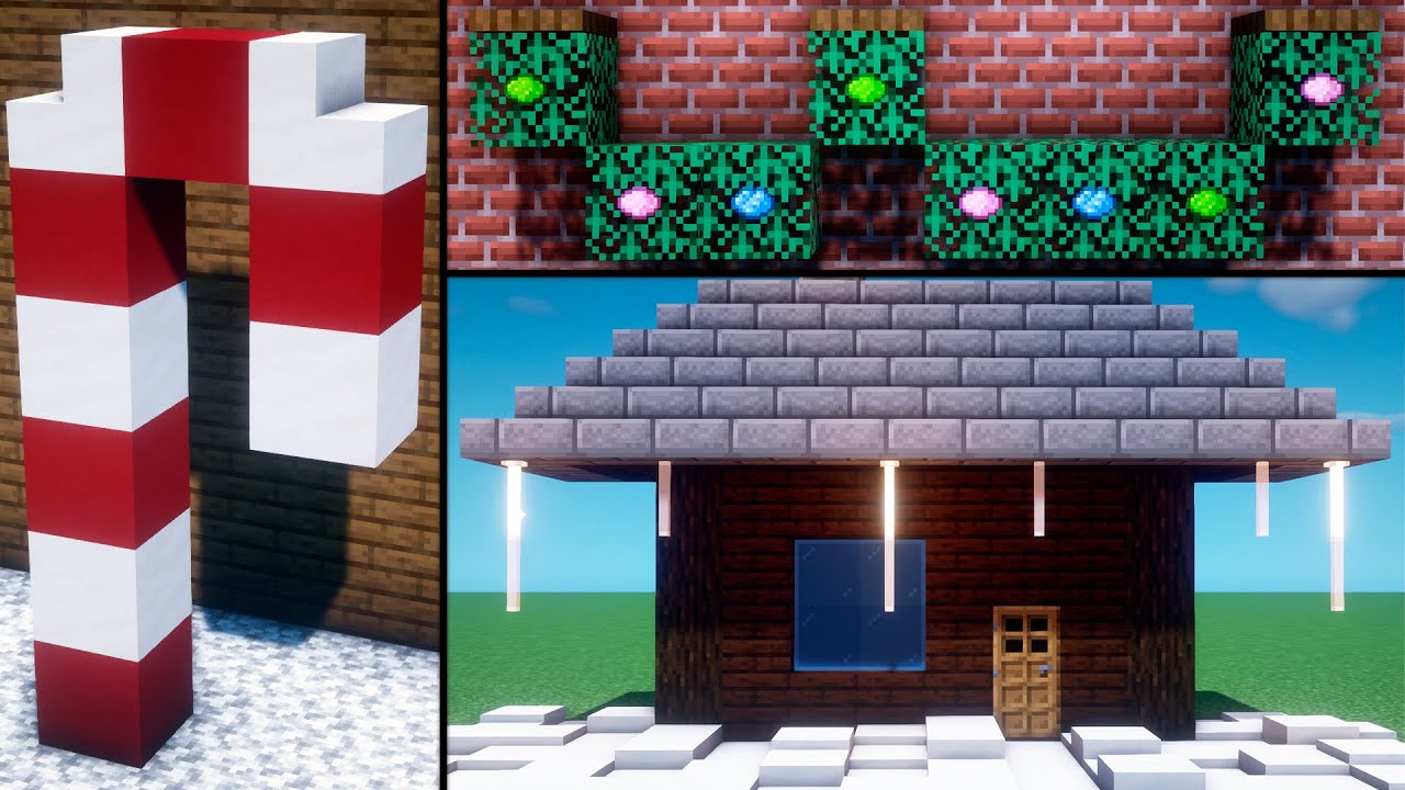 НОВОГОДНИЕ ДЕКОРАЦИИ В МАЙНКРАФТ! смотреть онлайн