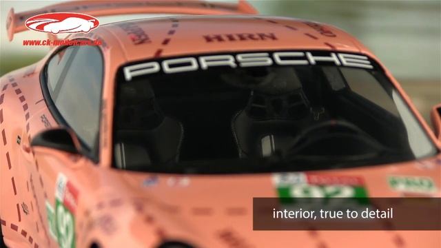 Ck-modelcars-video: Porsche 911 (991) II GT3 Sau/Pink Pig Design Taxi Leipzig Spark
