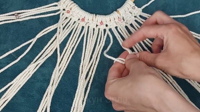 Мастер-класс по плетению сумки-корзины в технике макраме. 1 ЧАСТЬ. смотреть онлайн