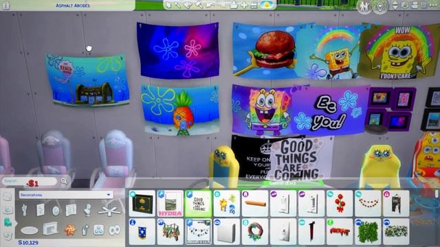 Sims4 recolored objects cc folder maxis match PACKS NEEDED (Sponge Bob, Cinnamoroll etc...) смотреть онлайн